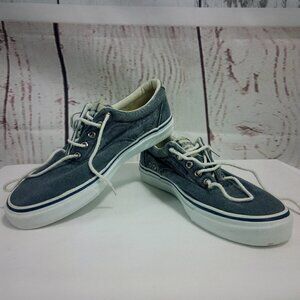 Sperry Top Sider Men's Gray/White Boat Shoes